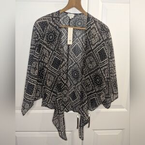 Fransesca's Women's Shawl, Bluish Black